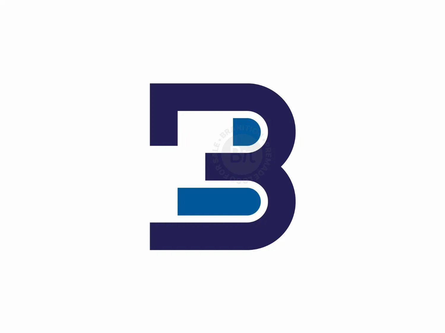 modern b logo logo 5