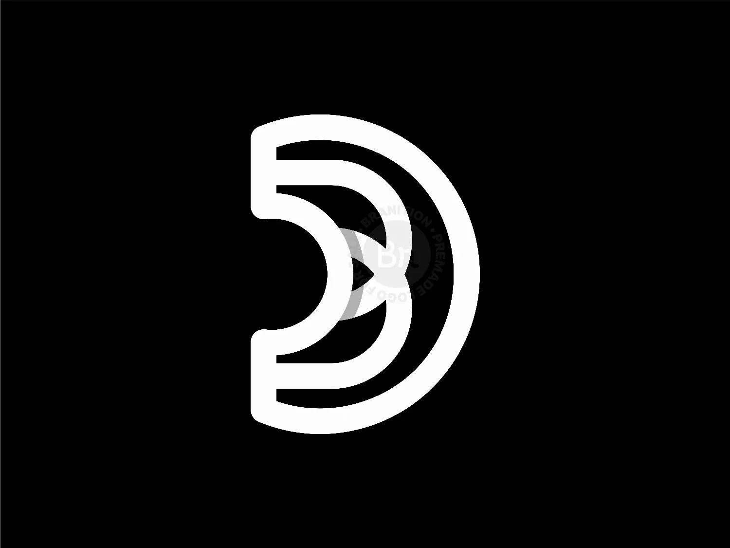 letter bd logo logo 6