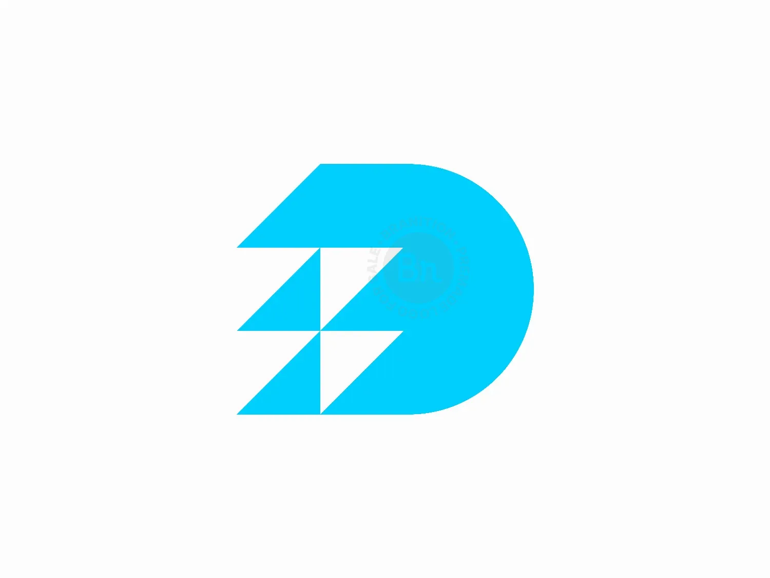 modern d logo logo 20