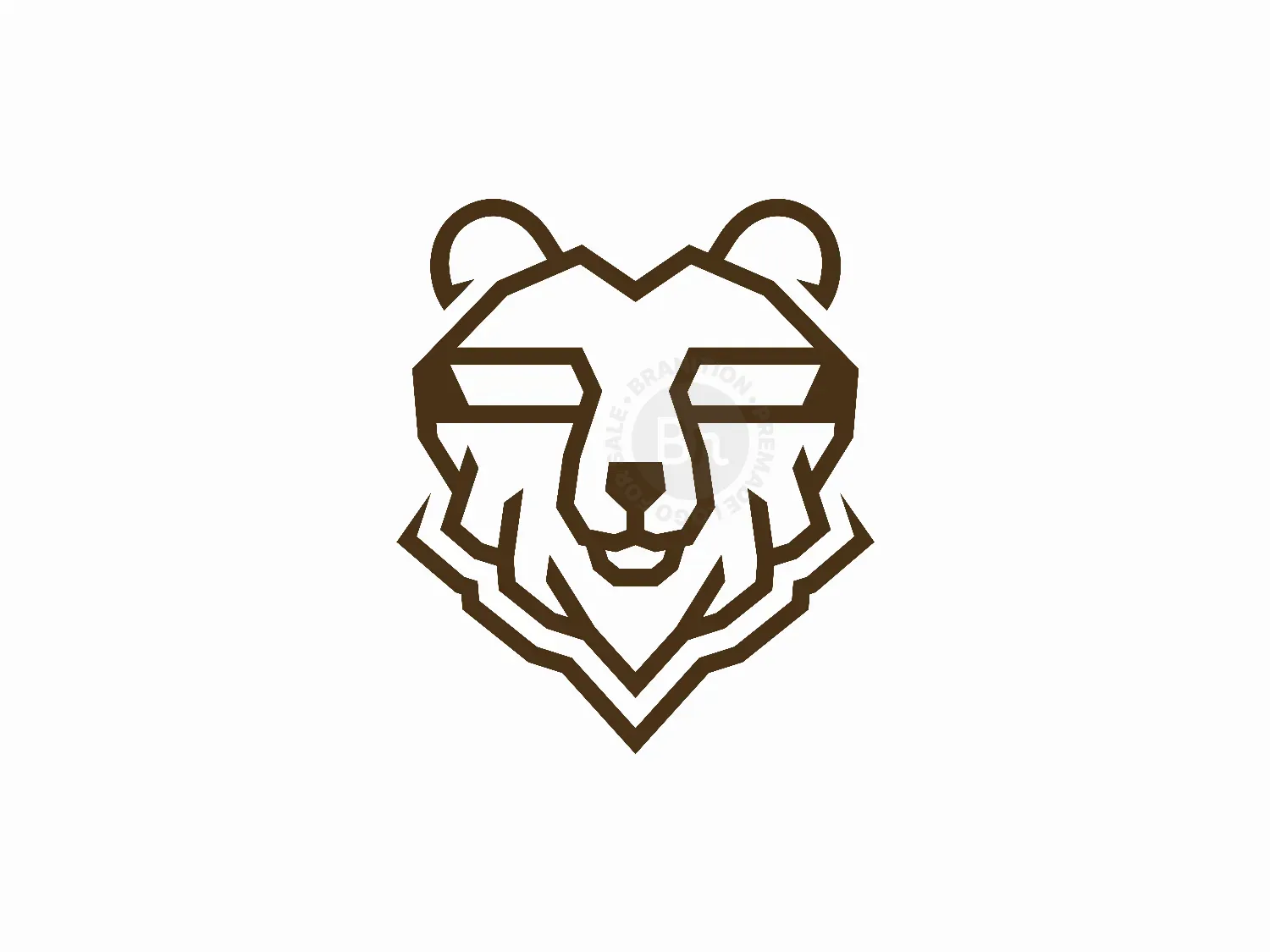 Bear Geometric Logo