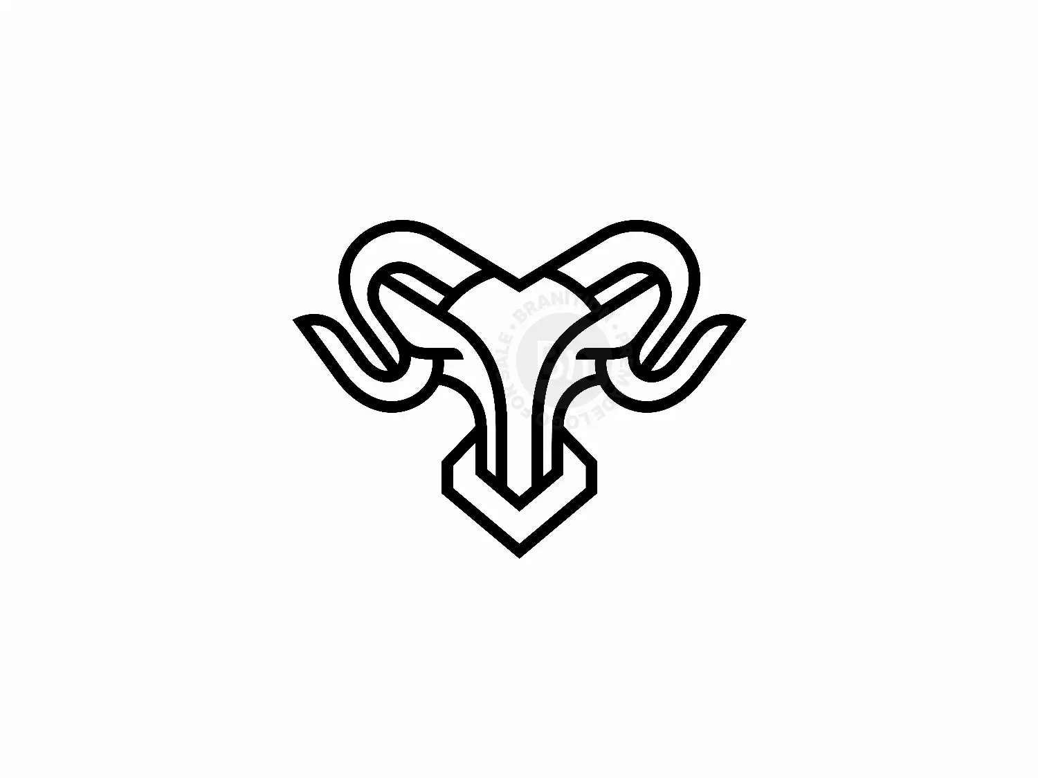 Goat Modern Logo