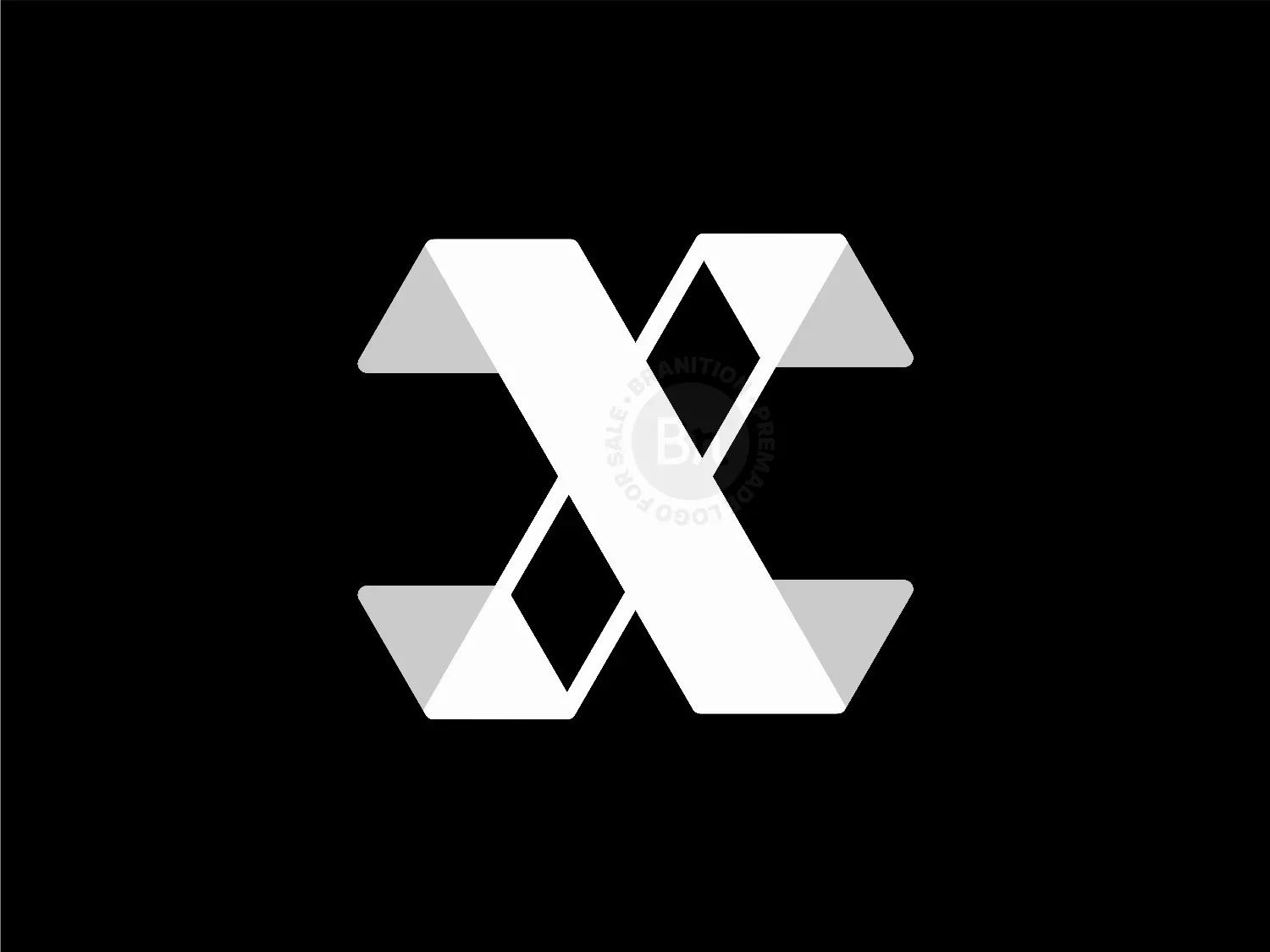 letter x logo 0