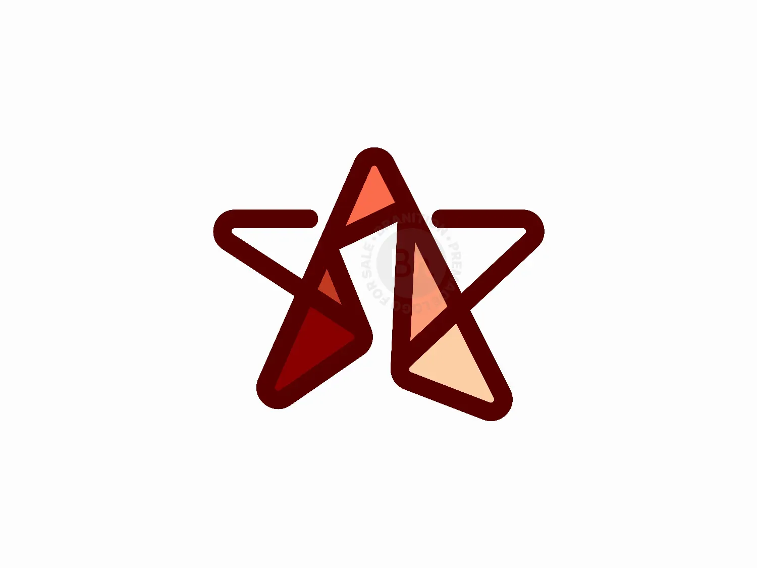 letter a star logo logo 0