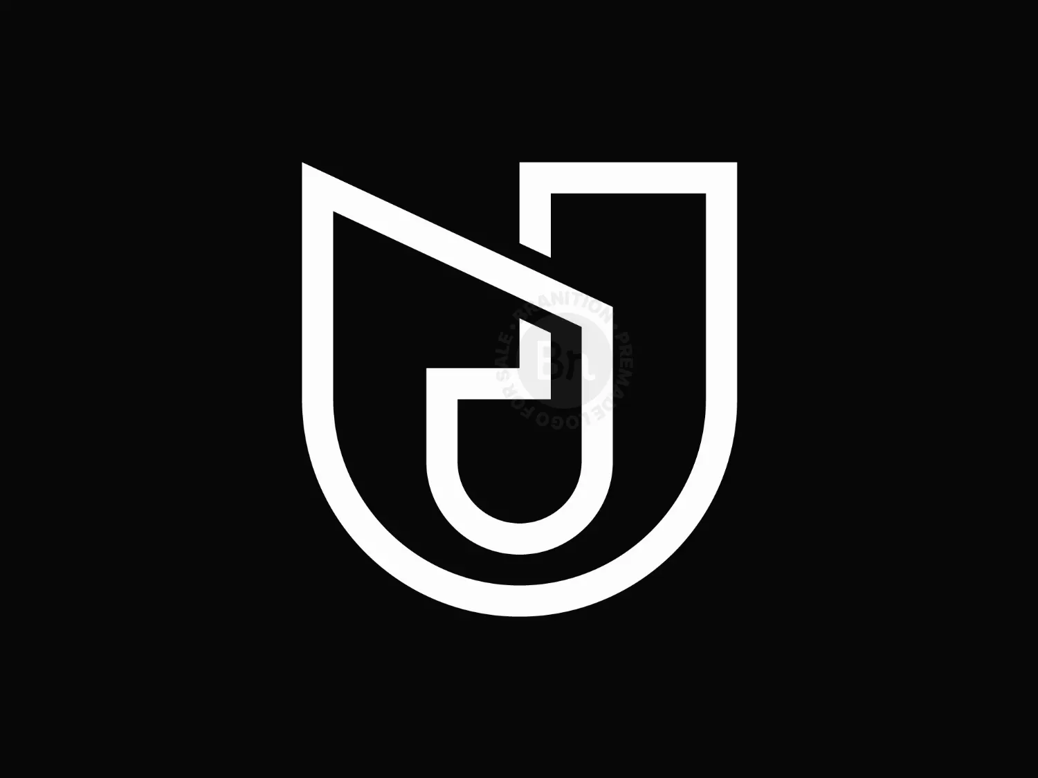 Elegant Letter U Initial Logo