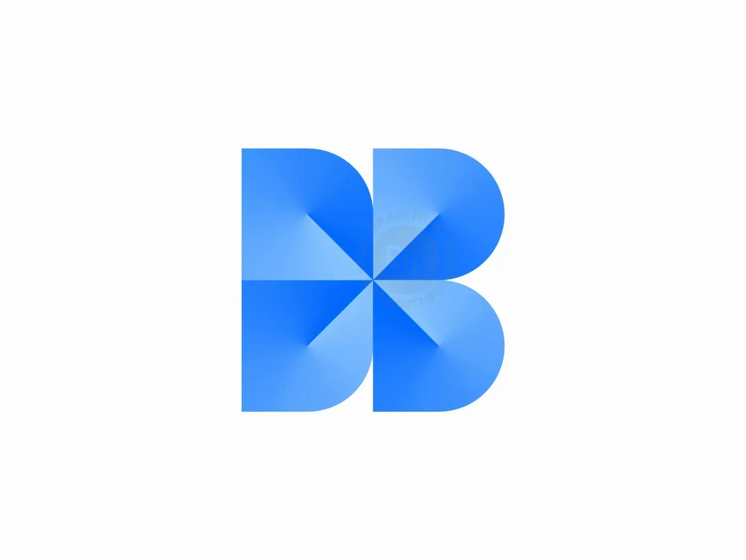 letter b logo design logo 4