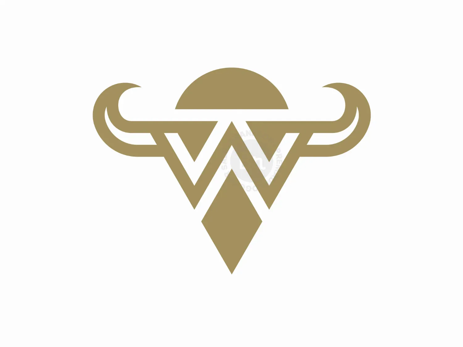 Letter W Viking Logo