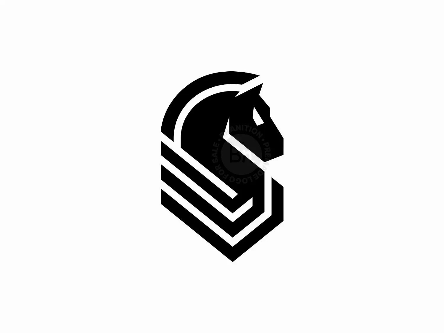 Horse Geometric Logo