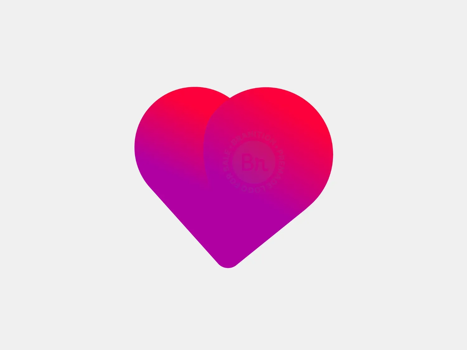 Modern Gradient Heart Logo