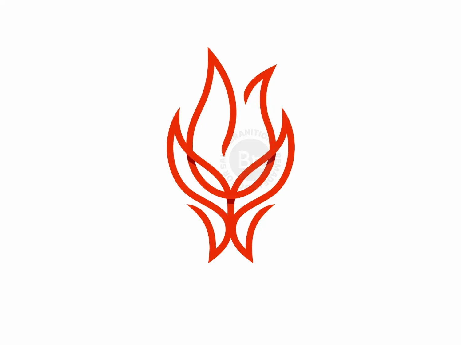 Hand Flame Logo