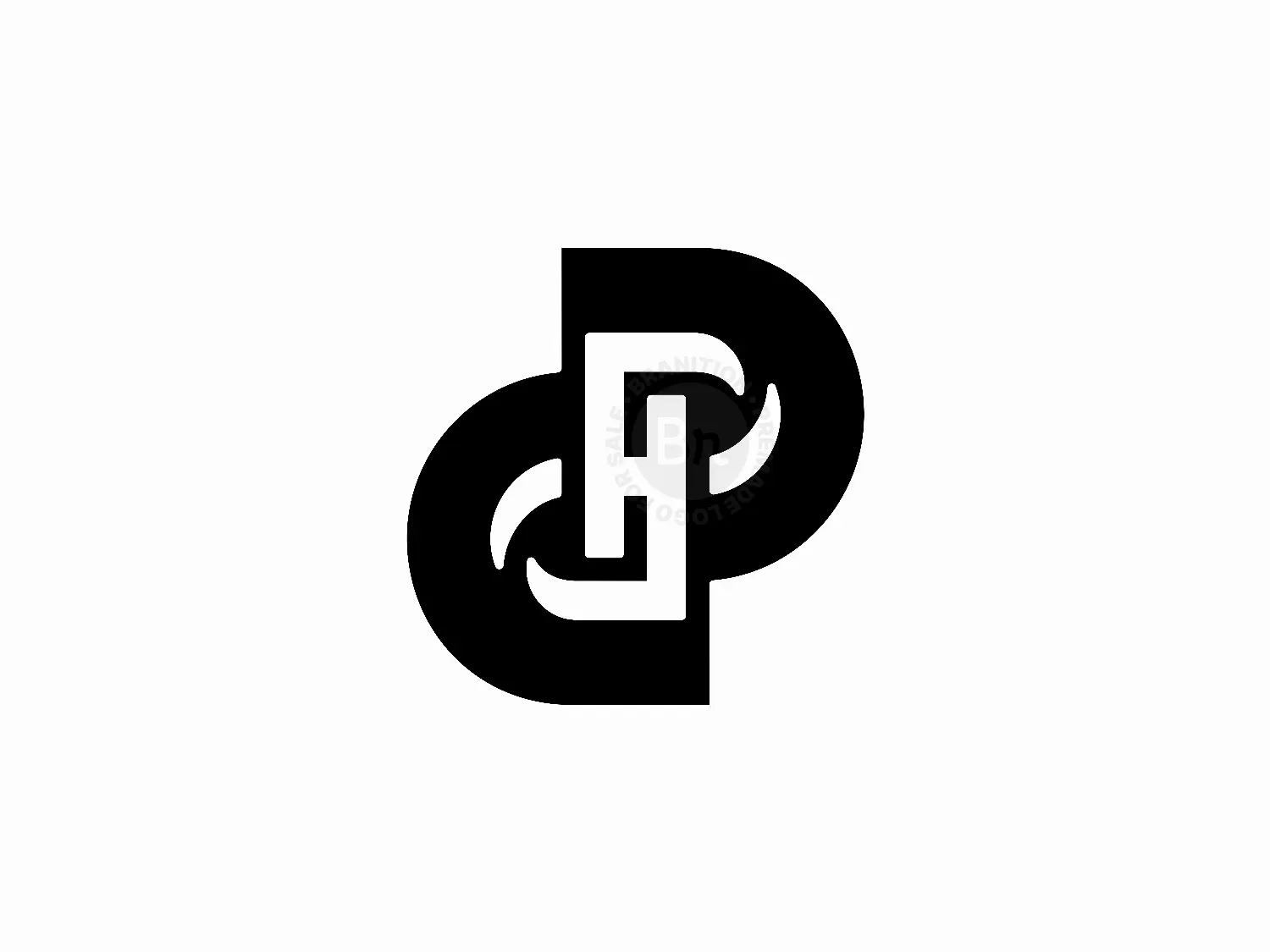 Letter DHP DPH Logo