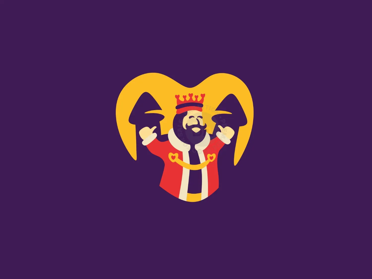 Happy Love King Logo