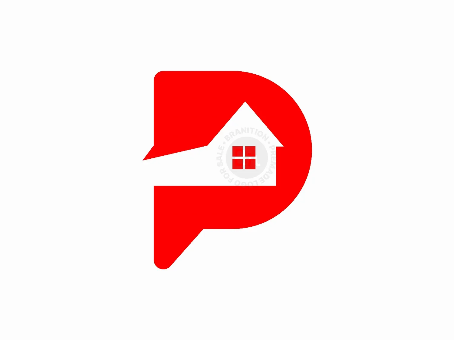 modern p logo logo 8