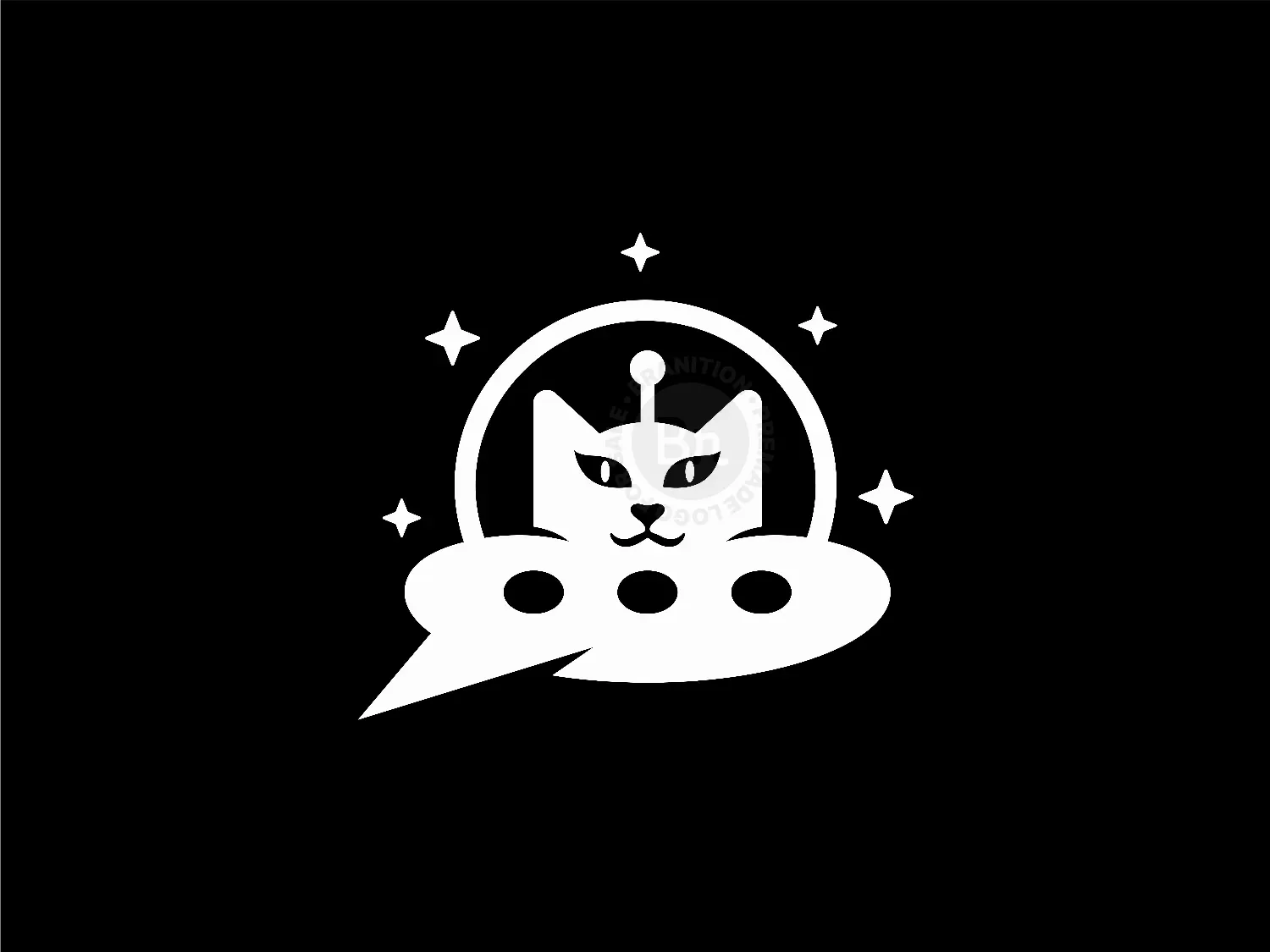 Galaxy Cat Speech Logo