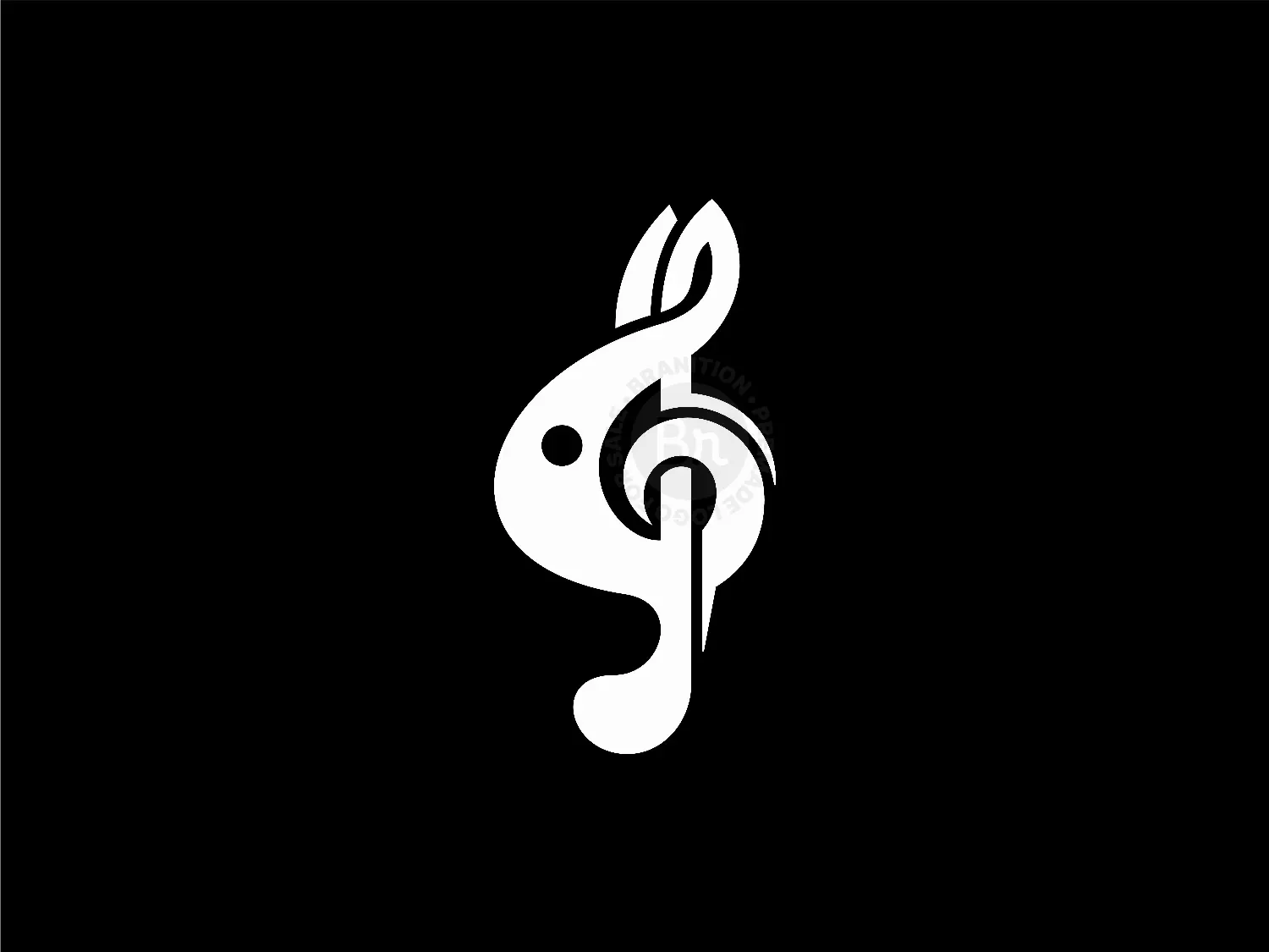 Rabbit Note Music Logo