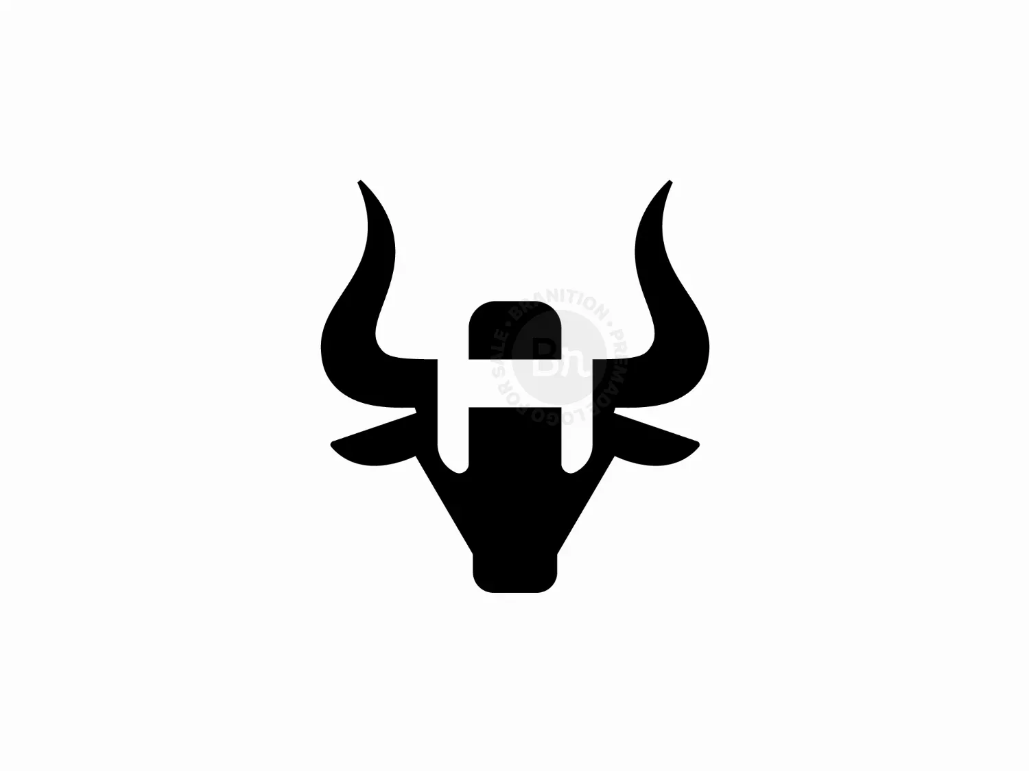 Letter H Bull Logo