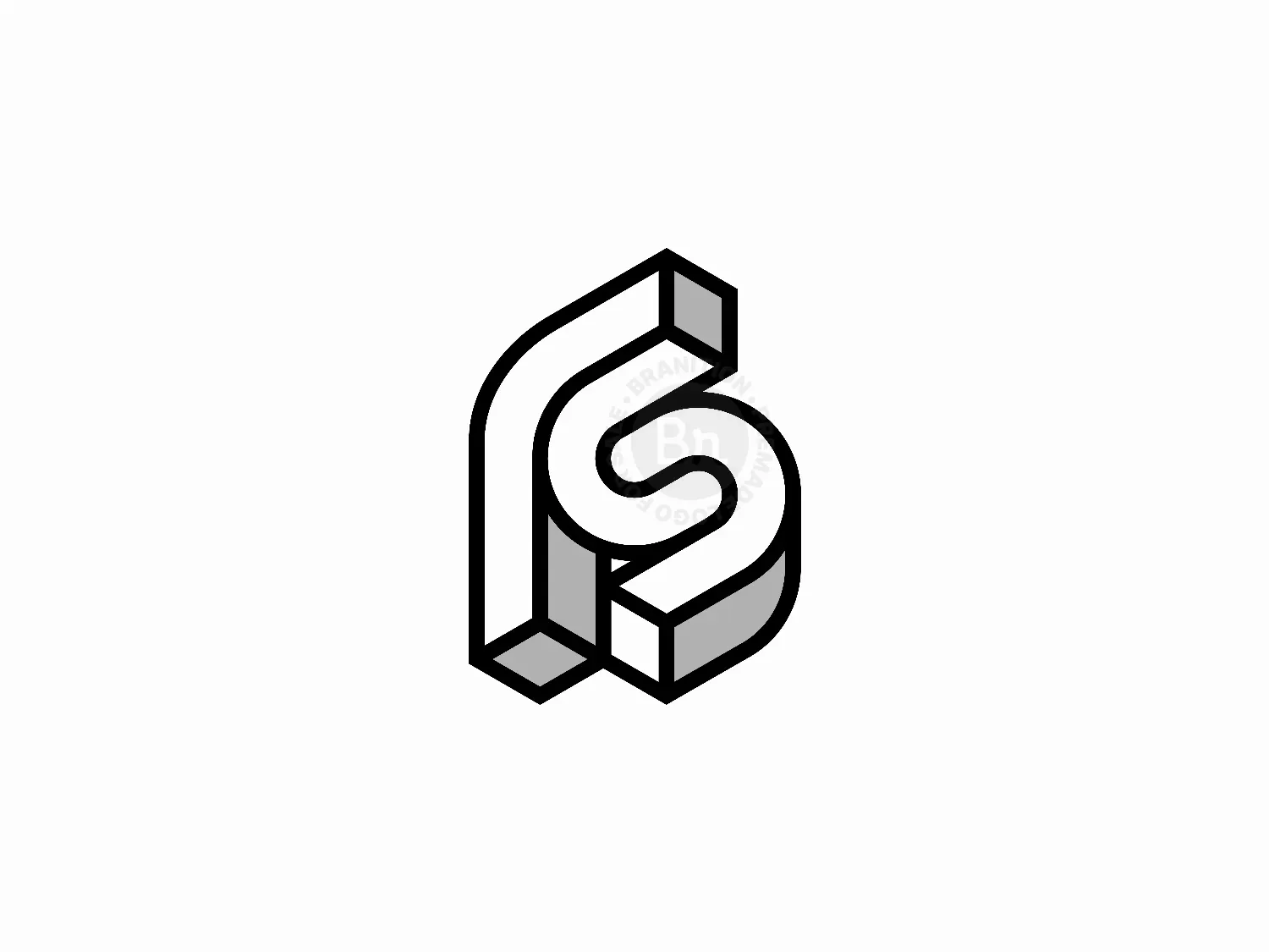 Letter RS Initial SR Identity Logo