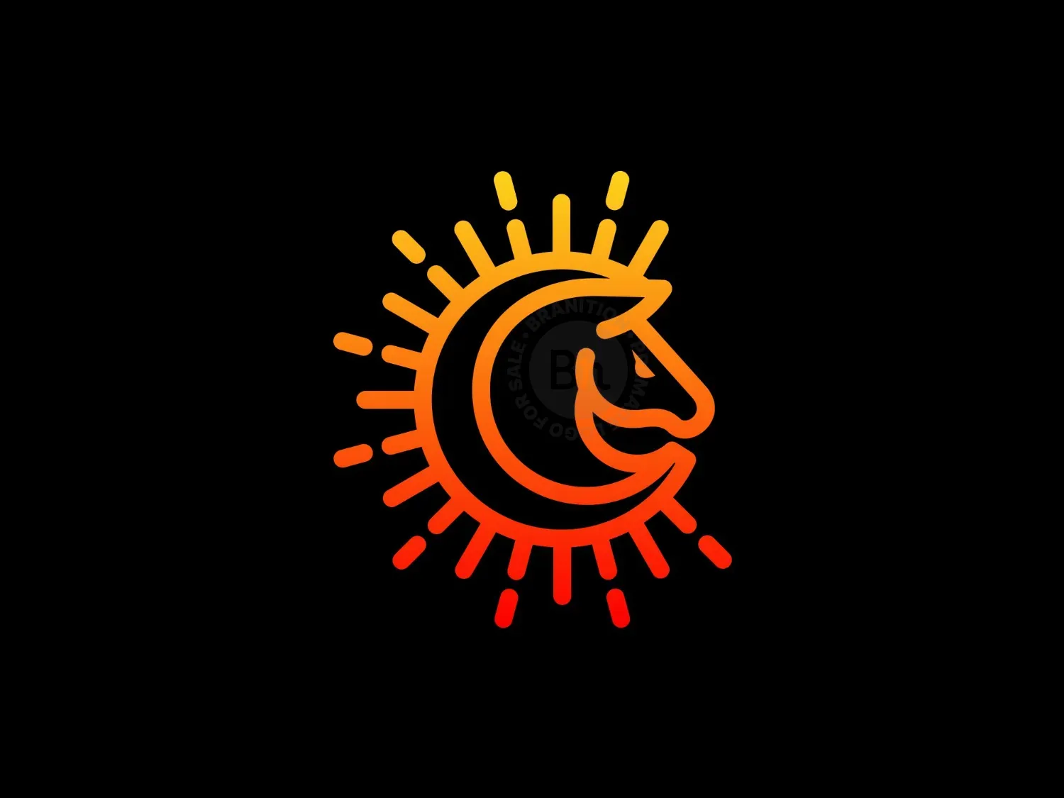 Horse Sun Logo