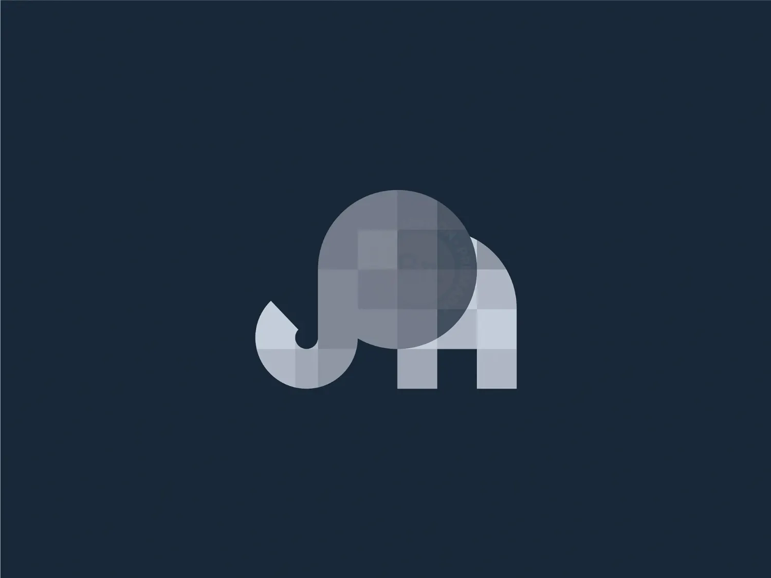 Pixel Elephant Logo