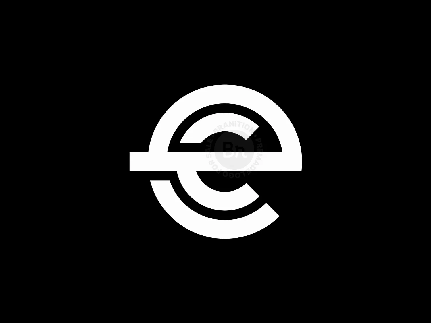 Monogram EC Letters Logo.