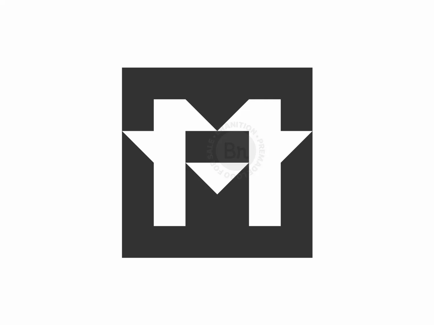 Square Letter M Logo