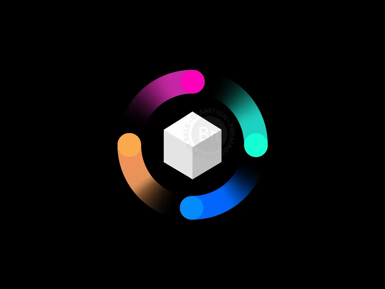 cube blockchain logo logo 9