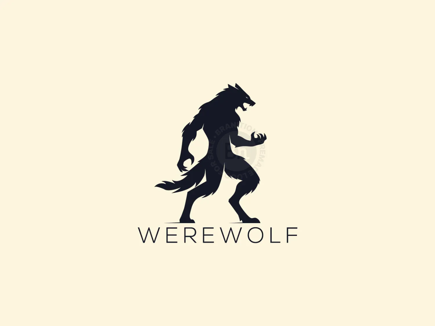 Werewolf Vector Logo For Sale!