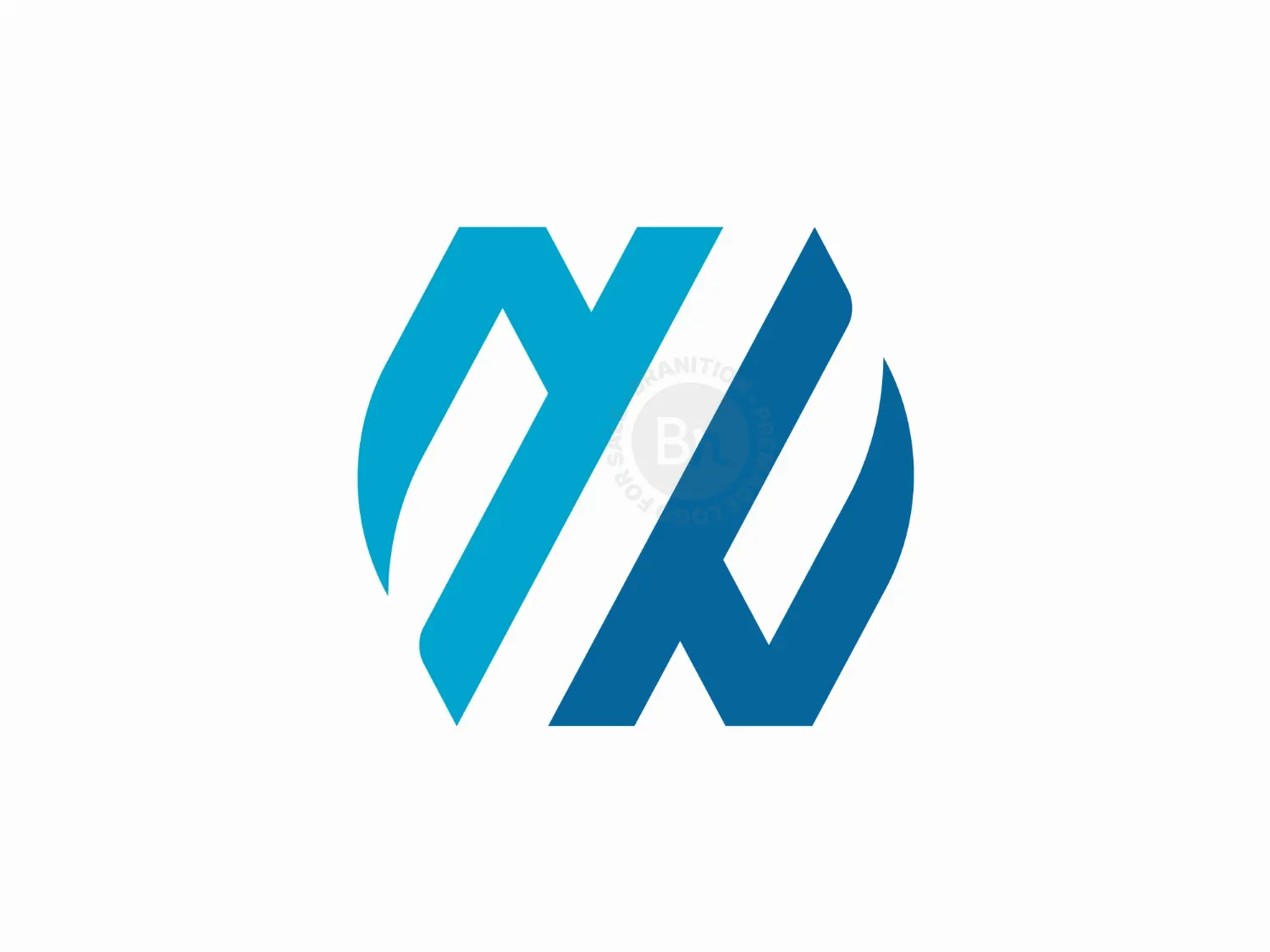 n letter logo 0