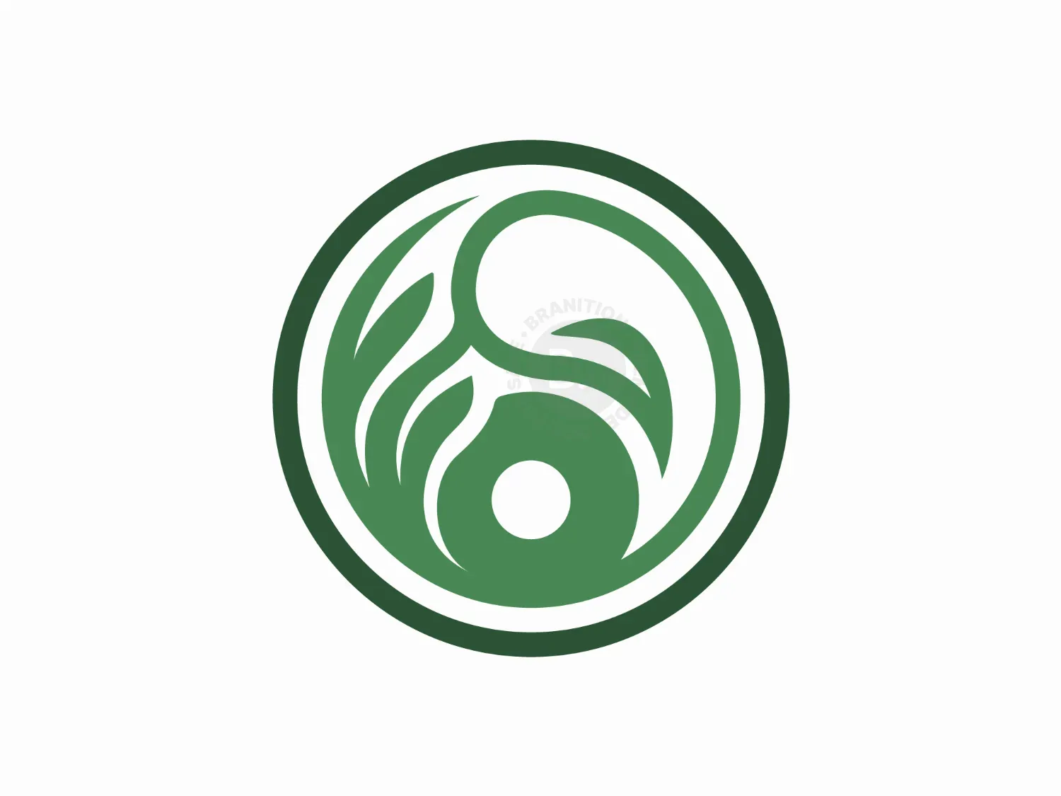 Yin Yang Tree Logo