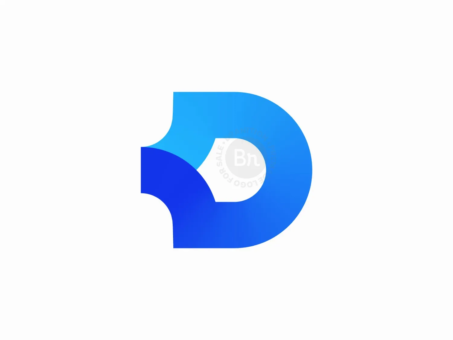 modern d logo logo 2