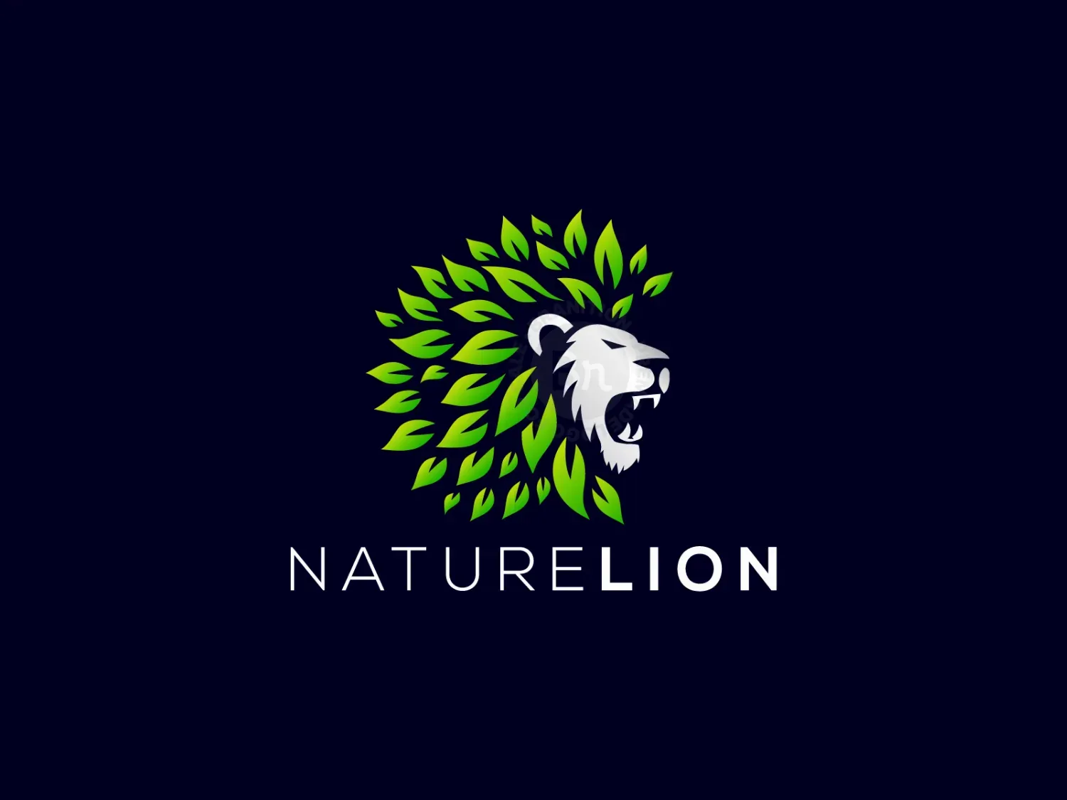 Nature Lion Vector Logo For Sale!