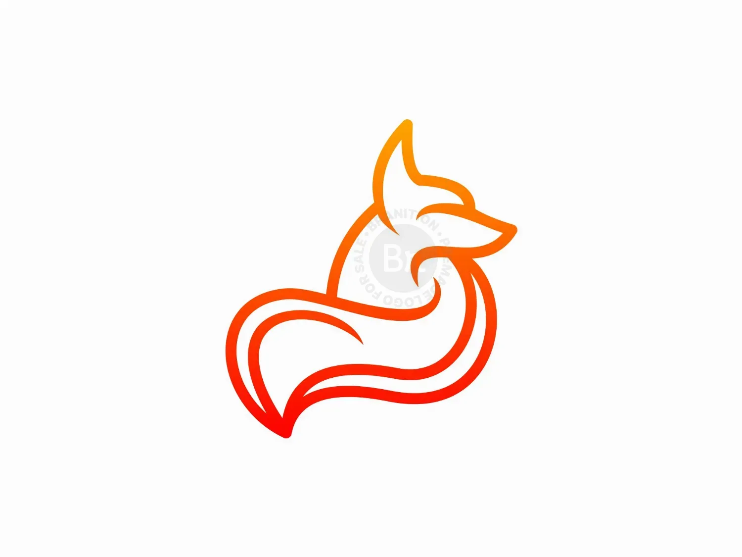 Simple Fox Logo