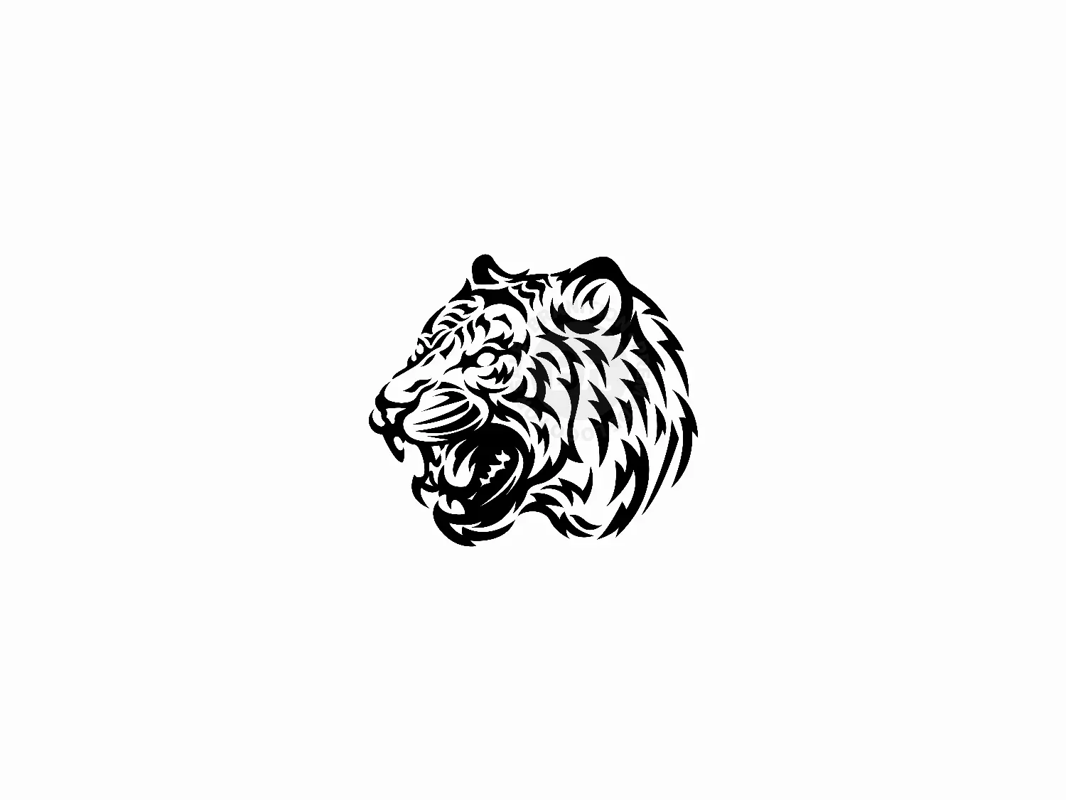 Tiger Mascot Logo