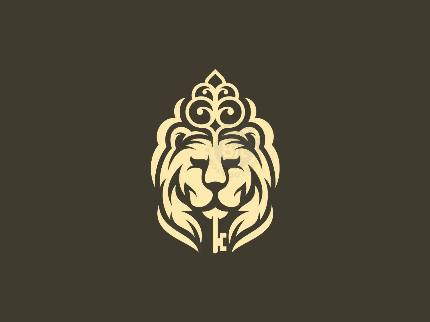 gold lion logo 16