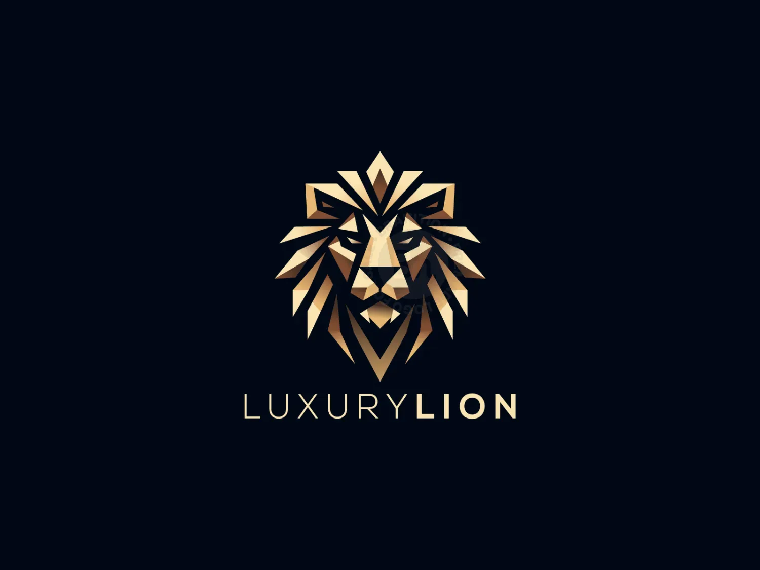 Luxury Lion Vector Logo For Sale!