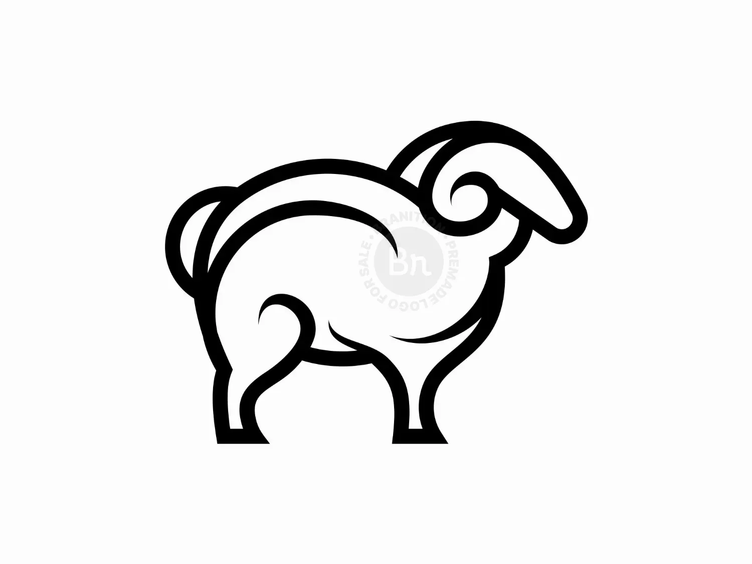 Simple Sheep Logo