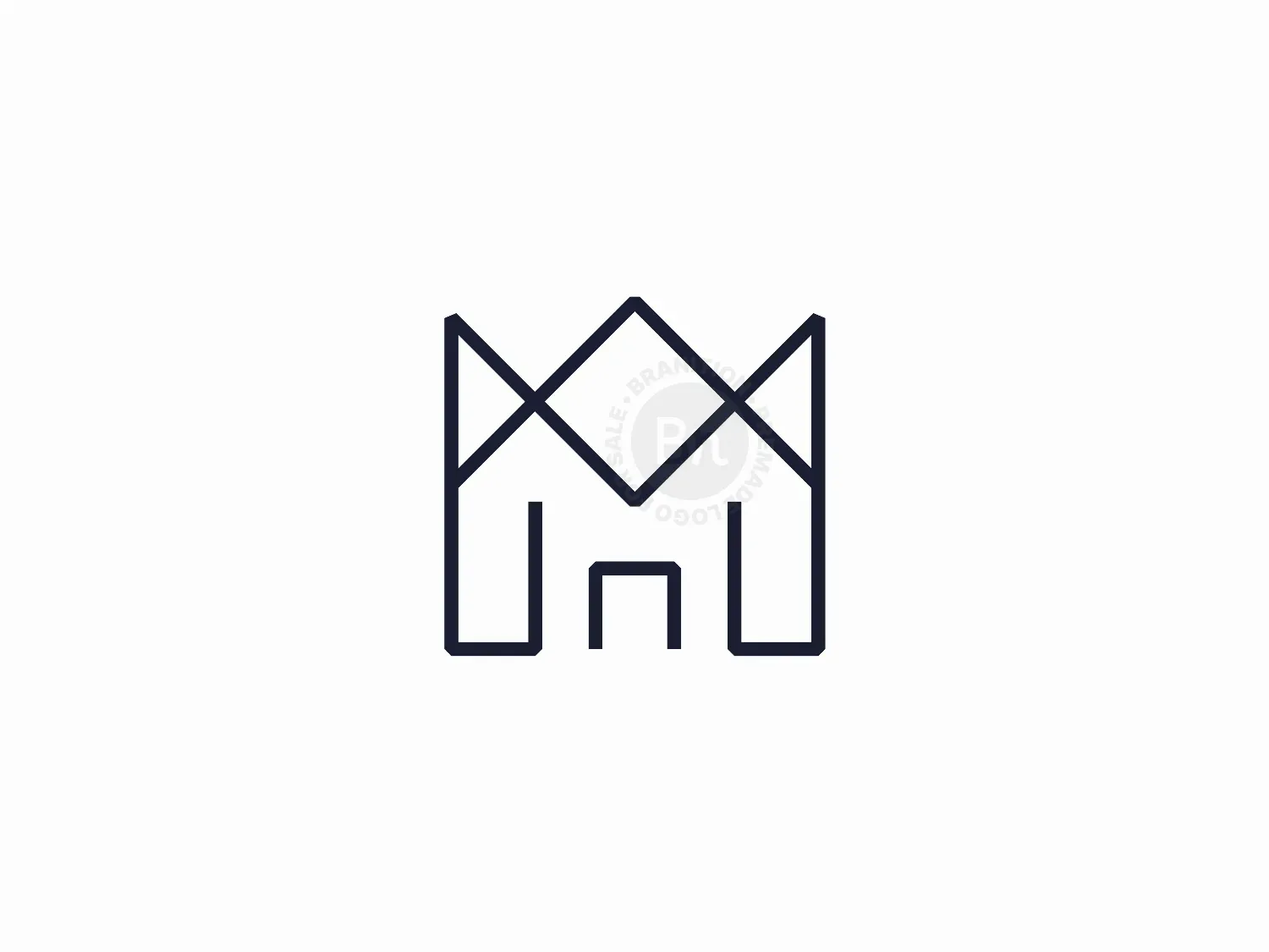 abstract m logo 0