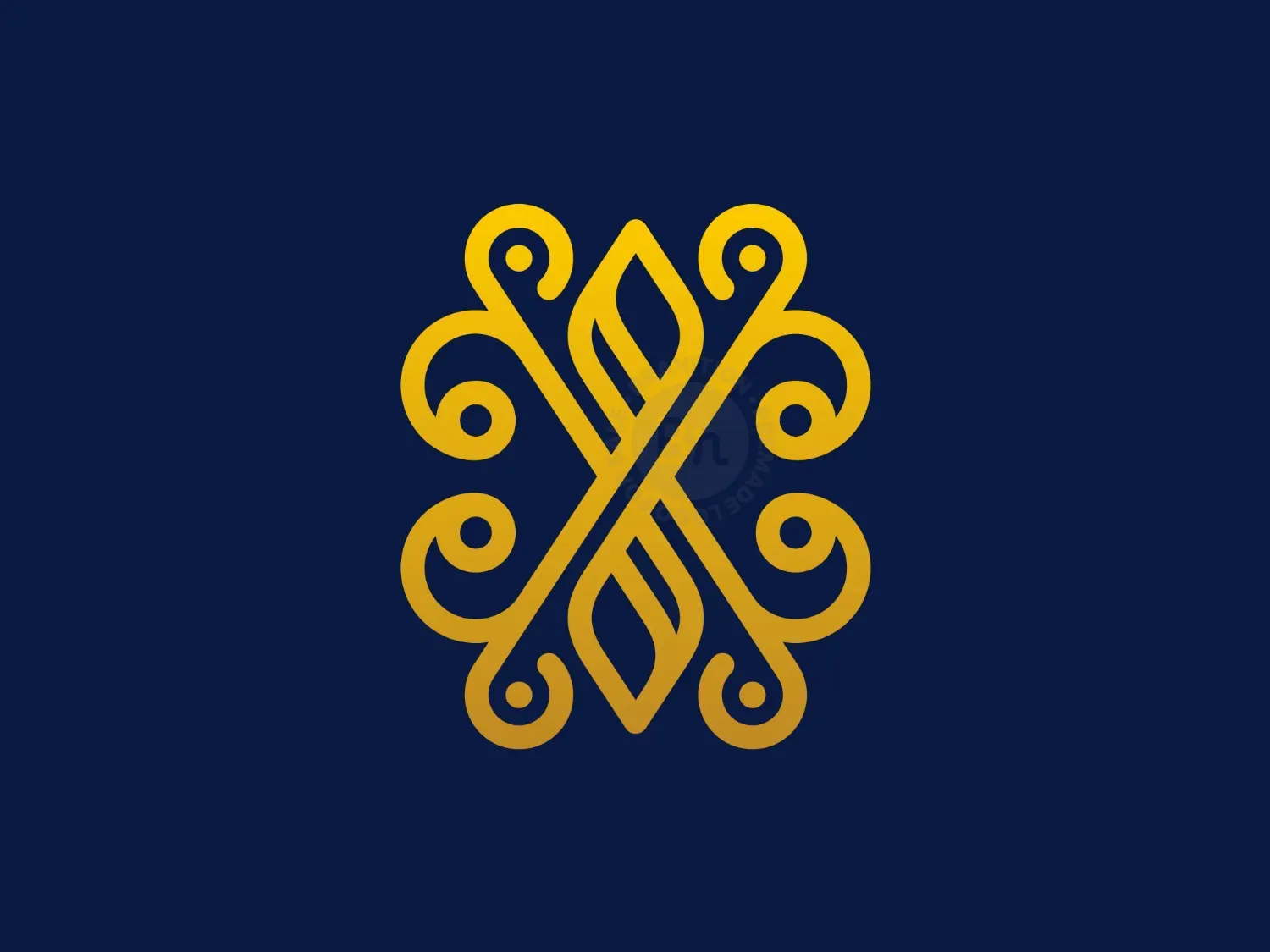 x monogram logo 8