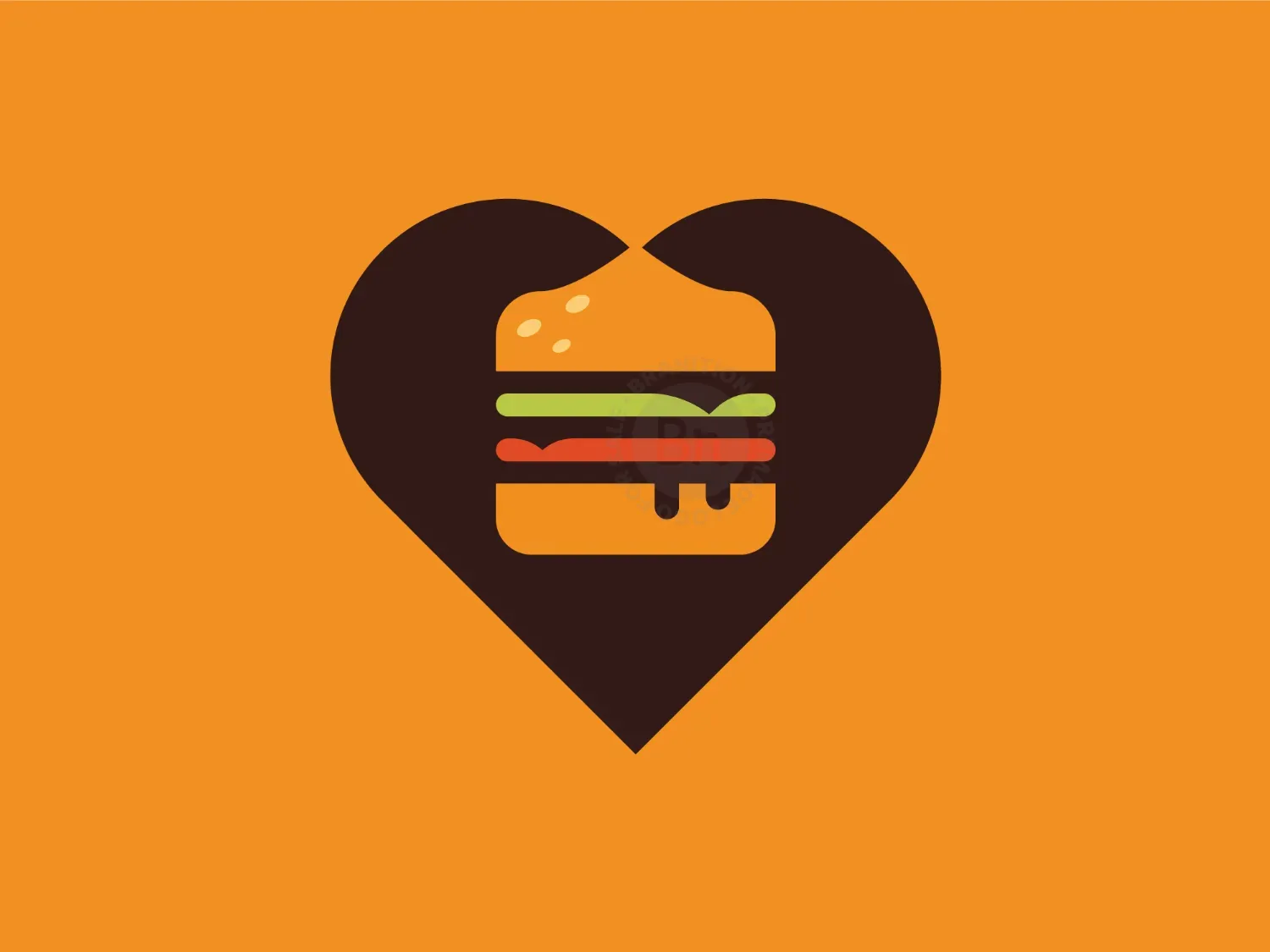 Modern Love Burger Logo