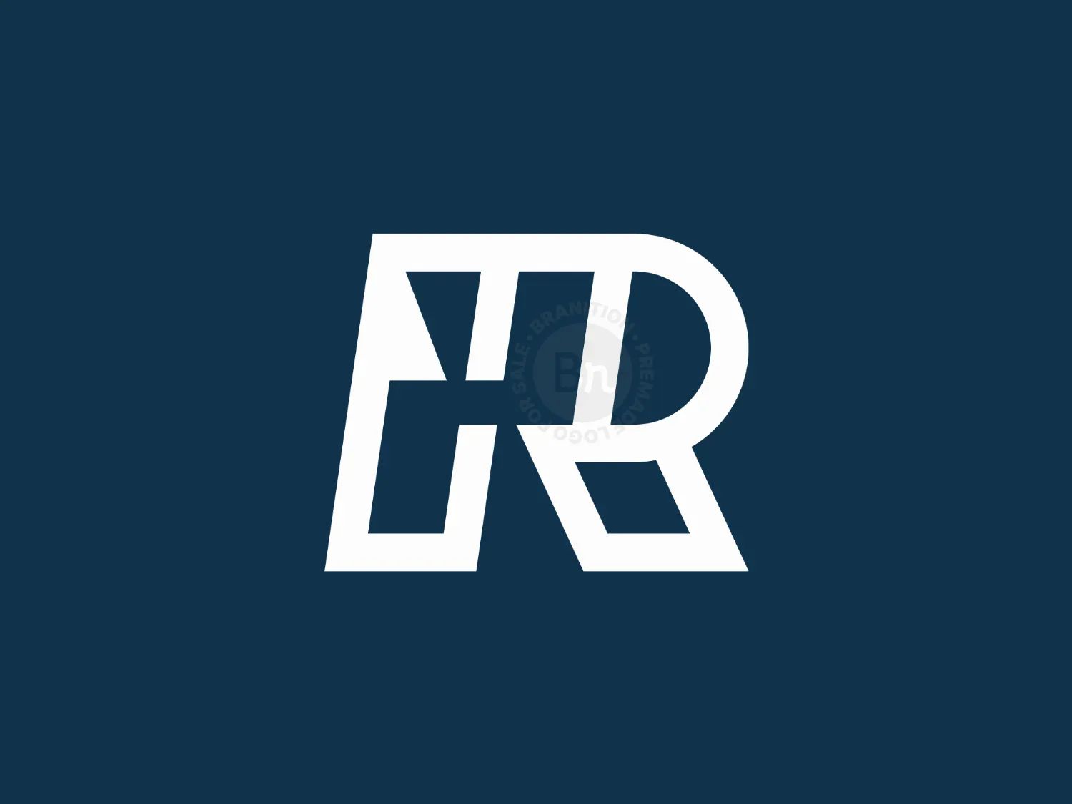 Modern Hr Or Rh Logo