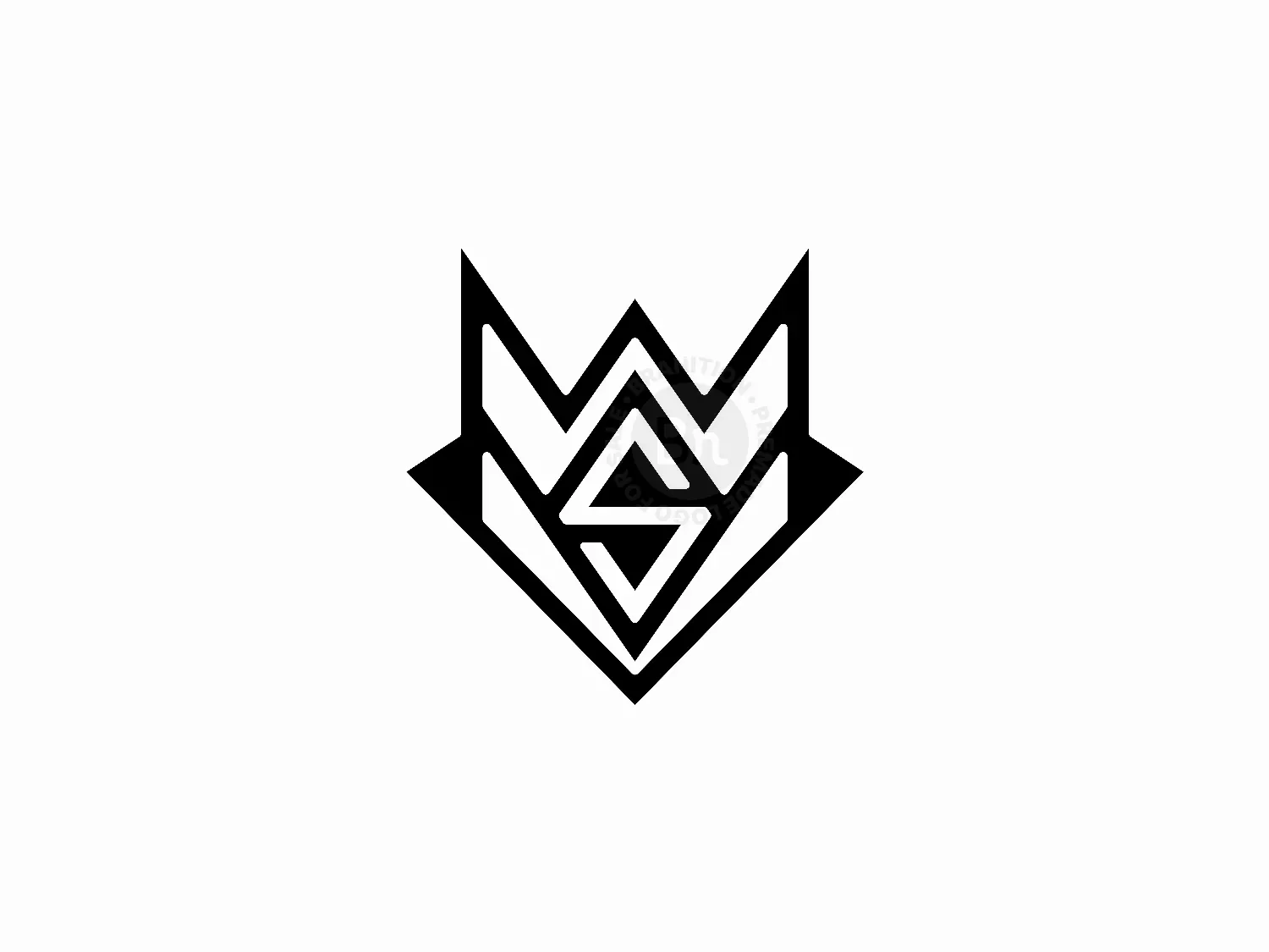 Letter S Fox Crown Identity Logo