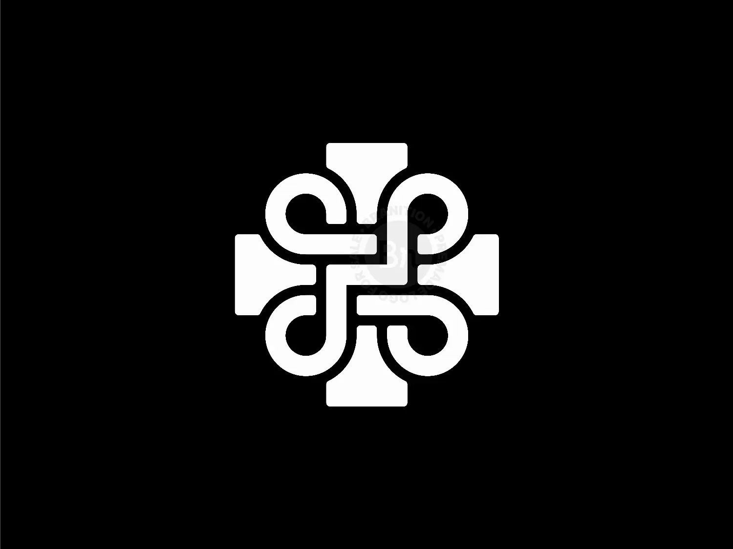 Letter N Medical Infinity Logo