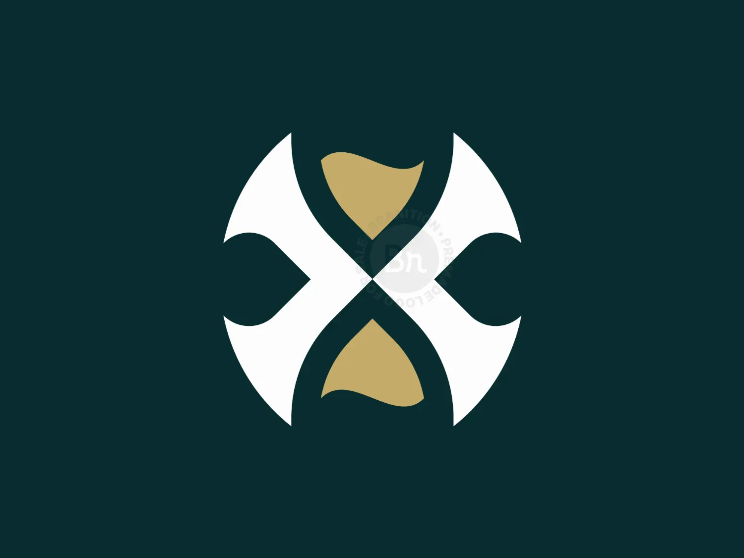 initial x logo 0