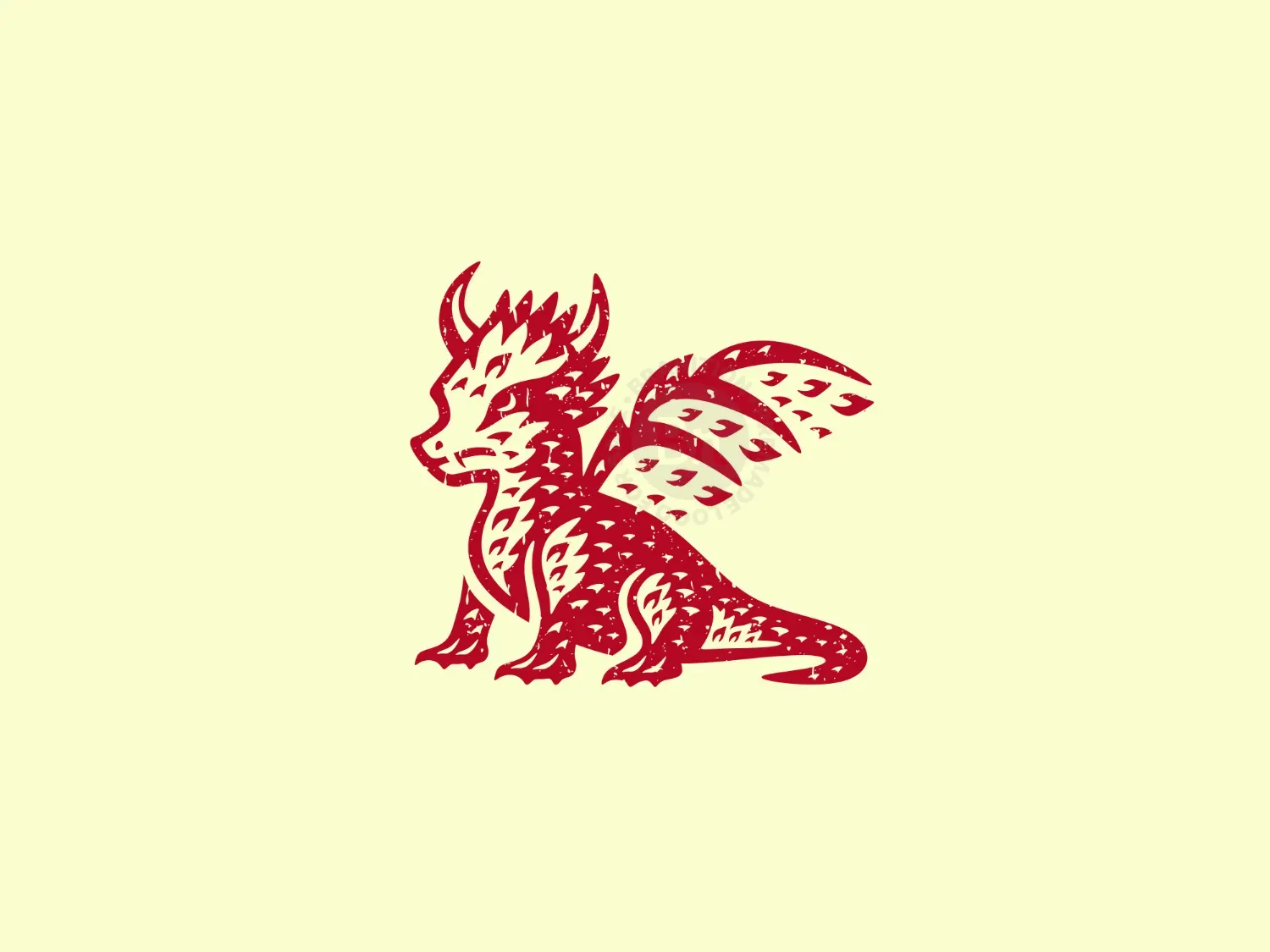 Baby Red Dragon Logo