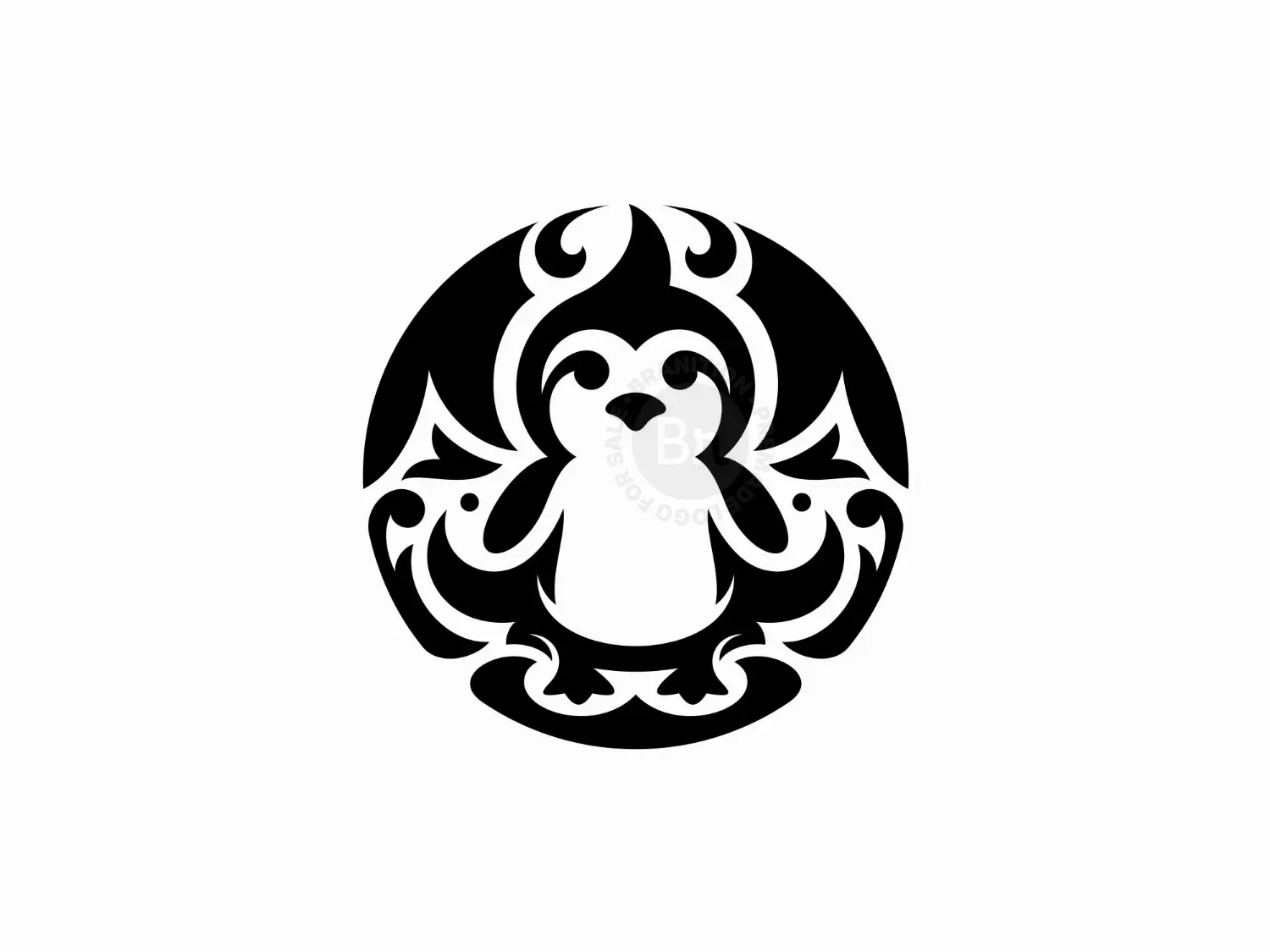 Penguin Ornament Logo