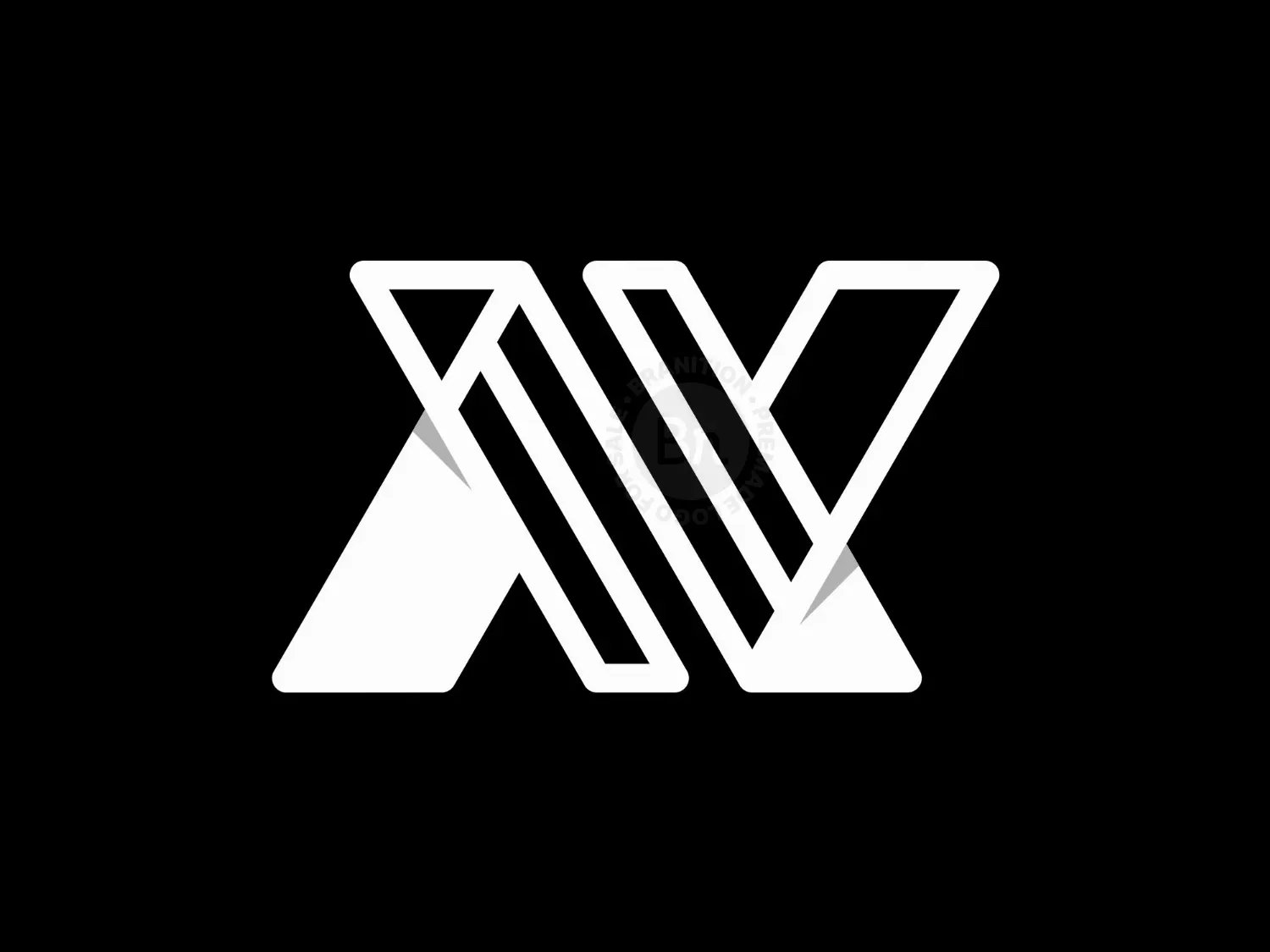 letter mw logo logo 8