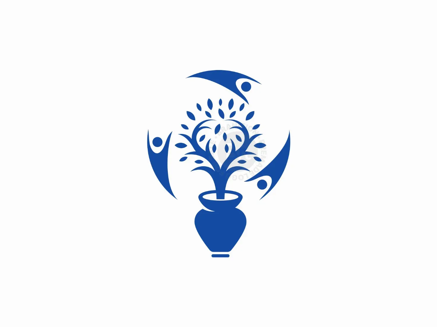 Tree Human Cremation Logo