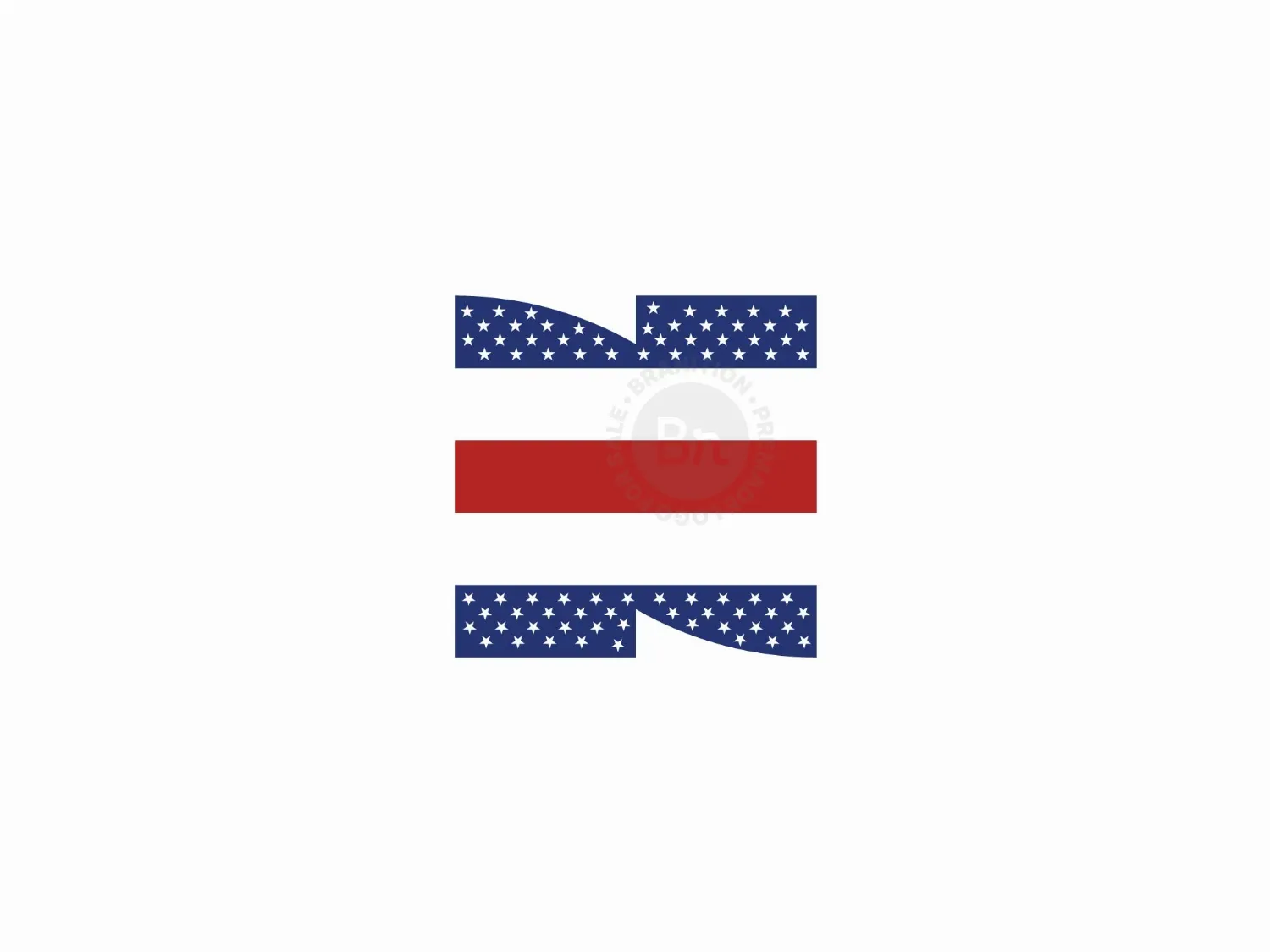 en american flag logo logo 0