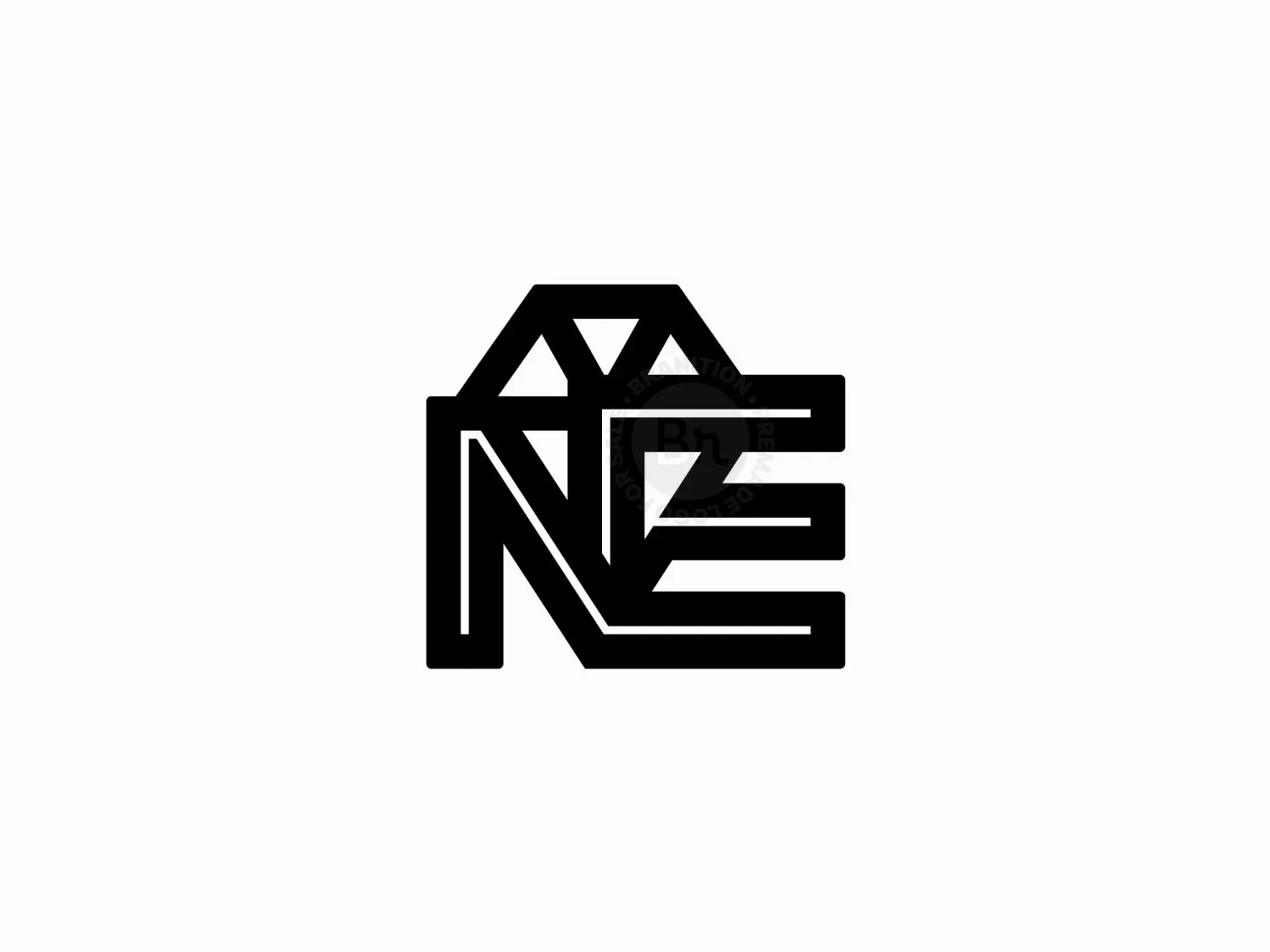 ne elegant en ne logo logo 16