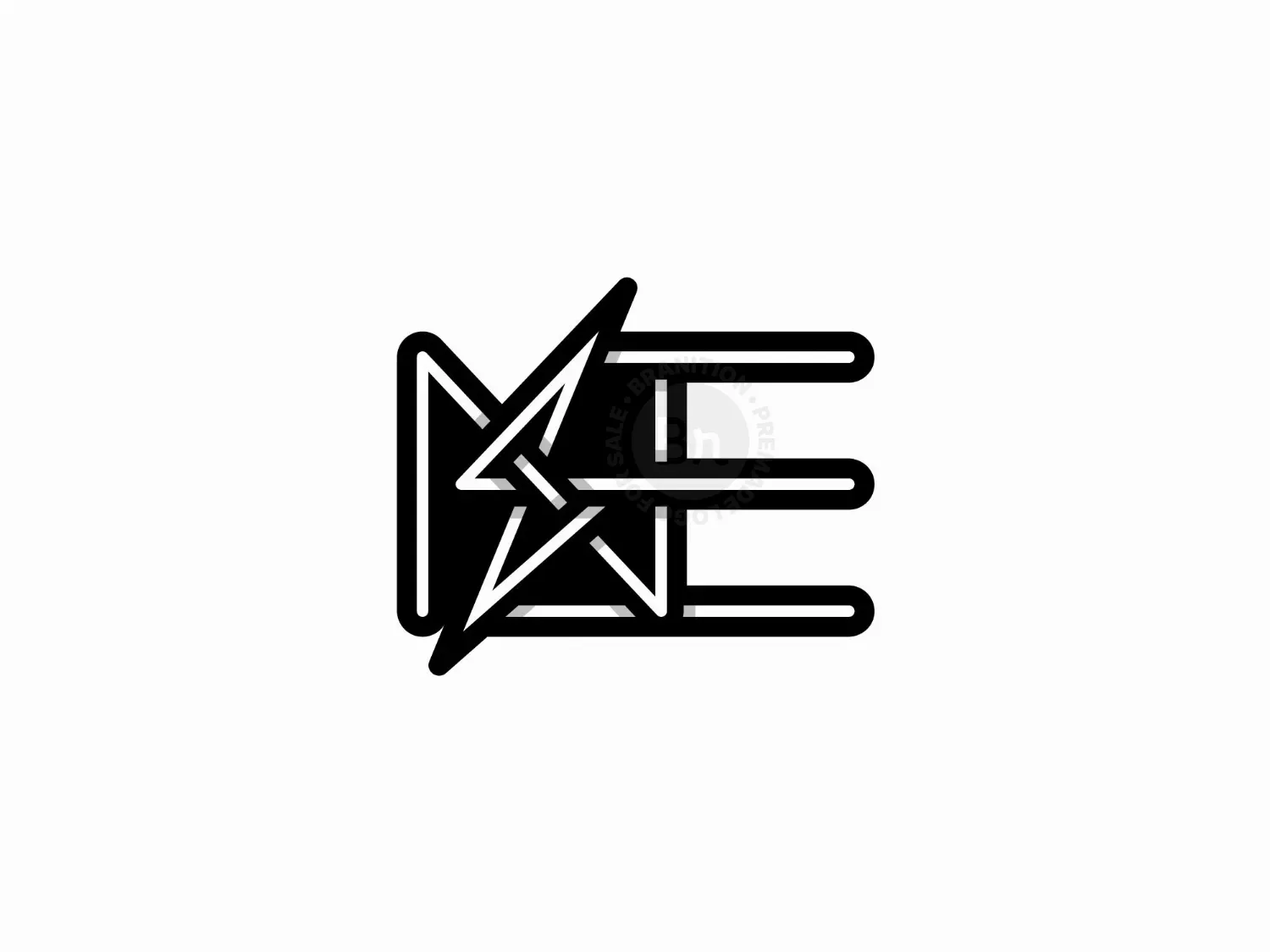 ne modern branding logo logo 3