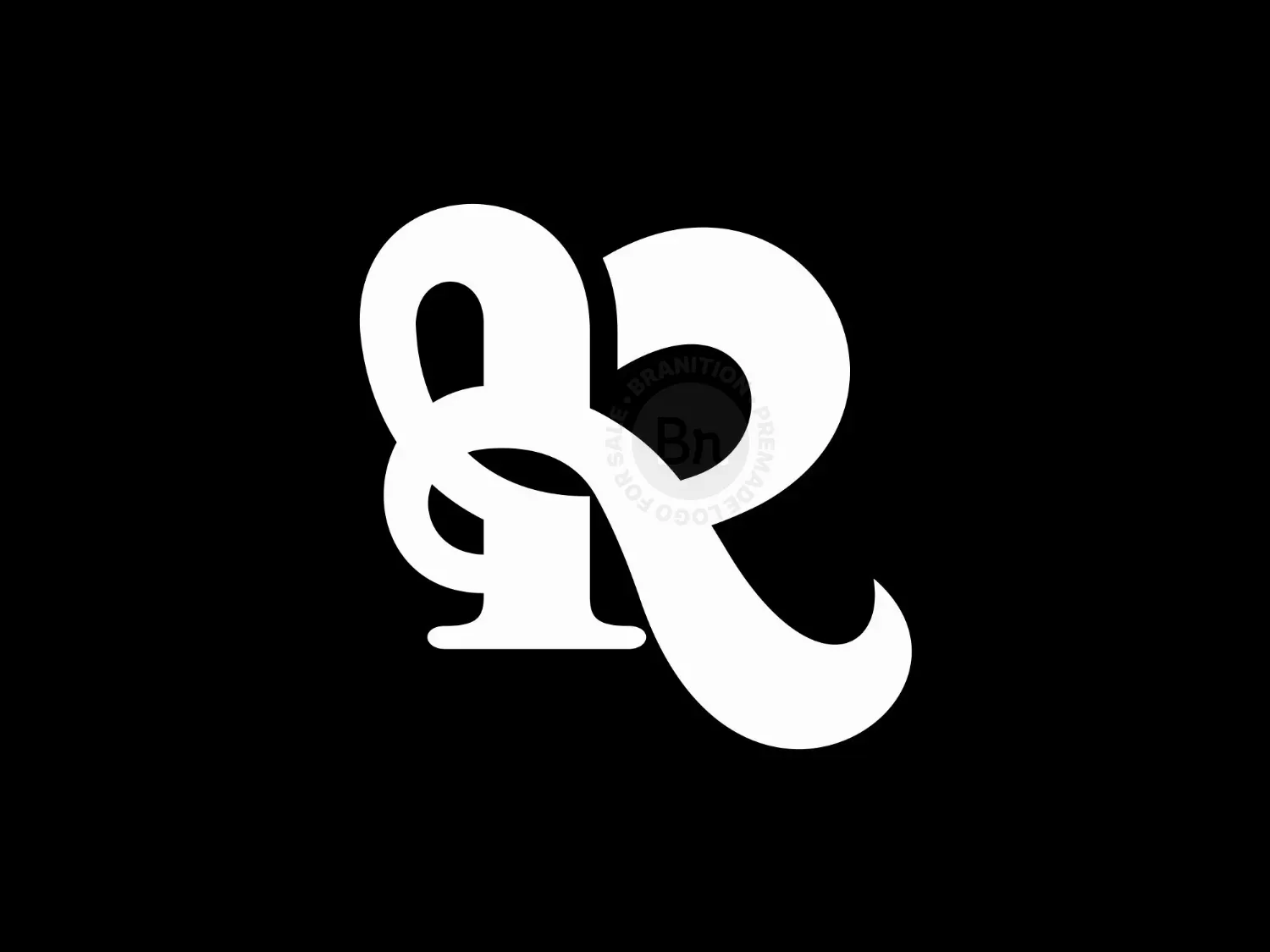 letter r modern logo logo 14